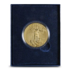 1 oz Burnished American Gold Eagle Coin (Random Year, Box + CoA)