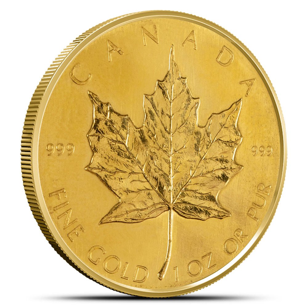Buy 1998 1 oz Canadian Gold Maple Leaf Coin