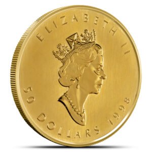 Buy 1998 1 oz Canadian Gold Maple Leaf Coin