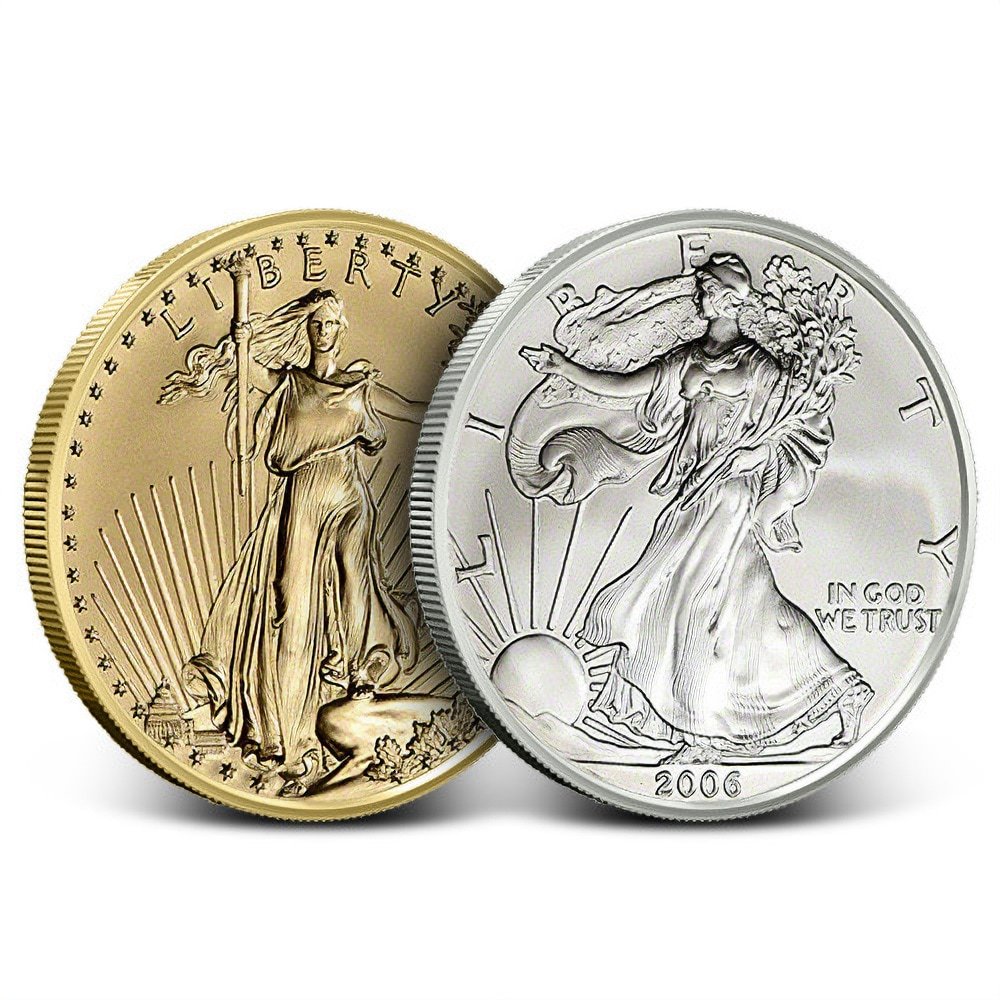 2006-W Burnished American Eagle 20th Anniversary 2-Coin Set (Box + CoA) - Image 6