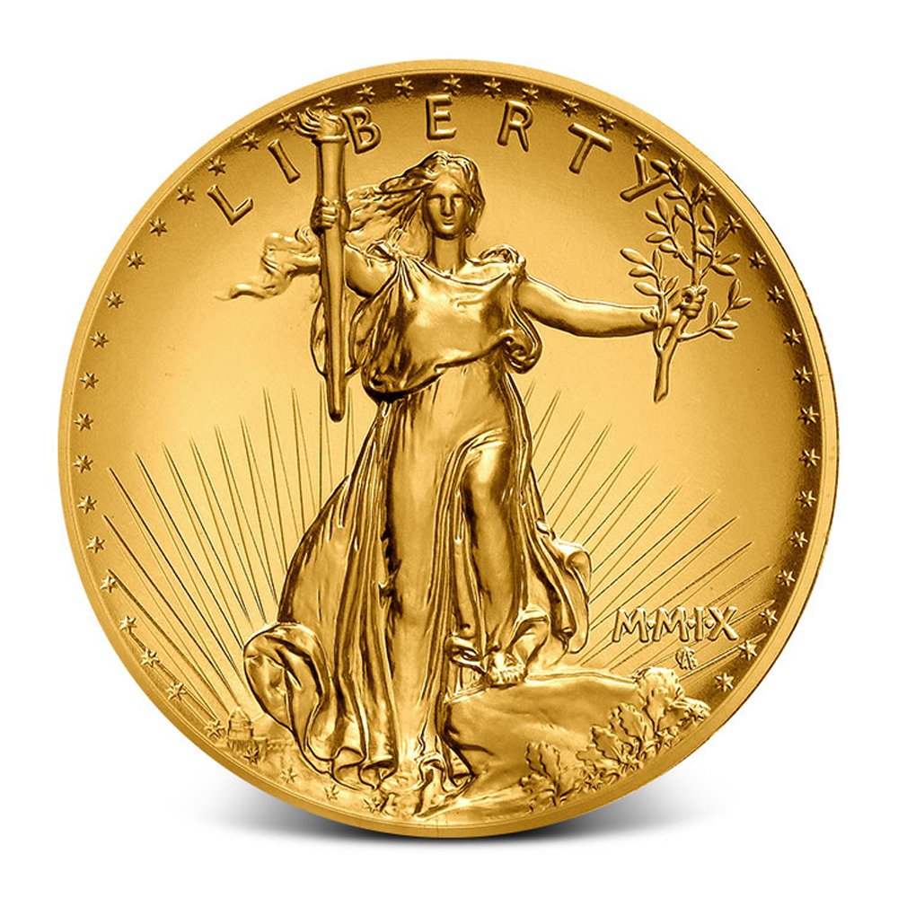 2009 Ultra High Relief Gold Double Eagle Coi