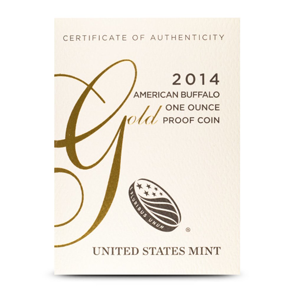 Buy 2014 1 oz Proof American Gold Buffalo Coin (Box + CoA) - Image 2