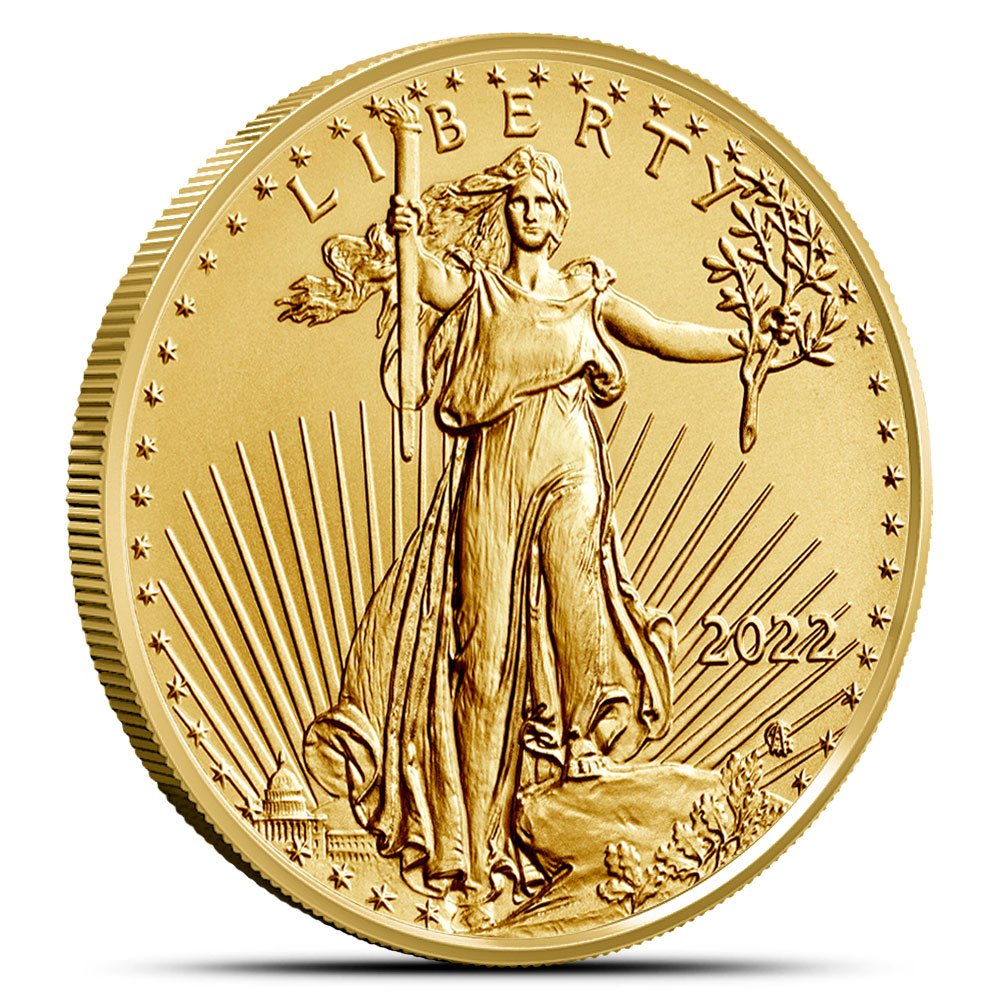 Buy 2022 1/2 oz American Gold Eagle Coin