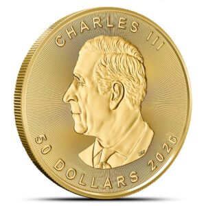 Buy 2026 1 oz Canadian Gold Maple Leaf Tube (10 Coins, BU)