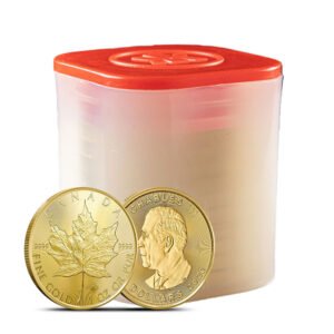 Buy 2026 1 oz Canadian Gold Maple Leaf Tube (10 Coins, BU)