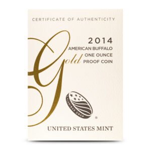 2014 1 oz Proof American Gold Buffalo Coin (Box + CoA)