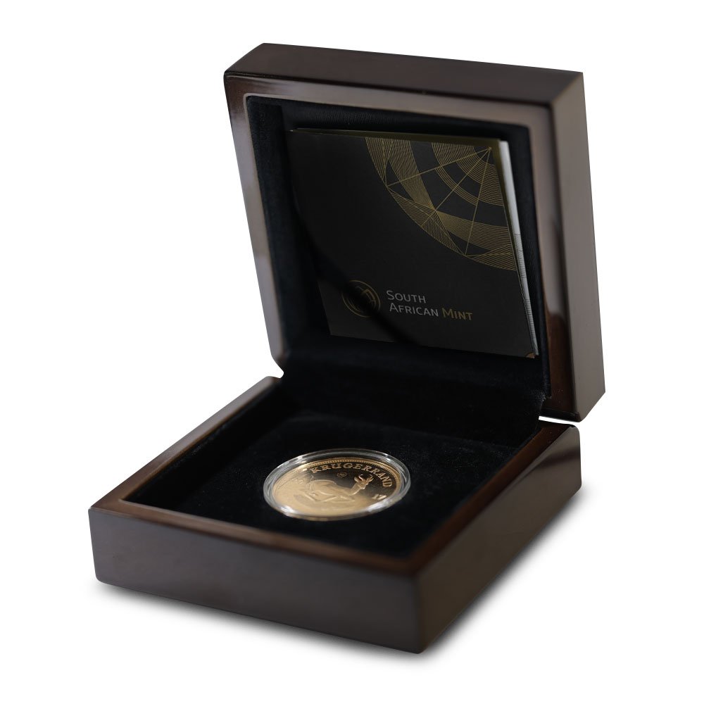 2017 1 oz Proof 50th Anniversary South African Gold Krugerrand Coin (Box + CoA) - Image 5