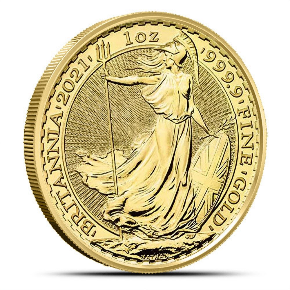 Buy 2021 1 oz British Gold Britannia Coin (BU) - Image 2