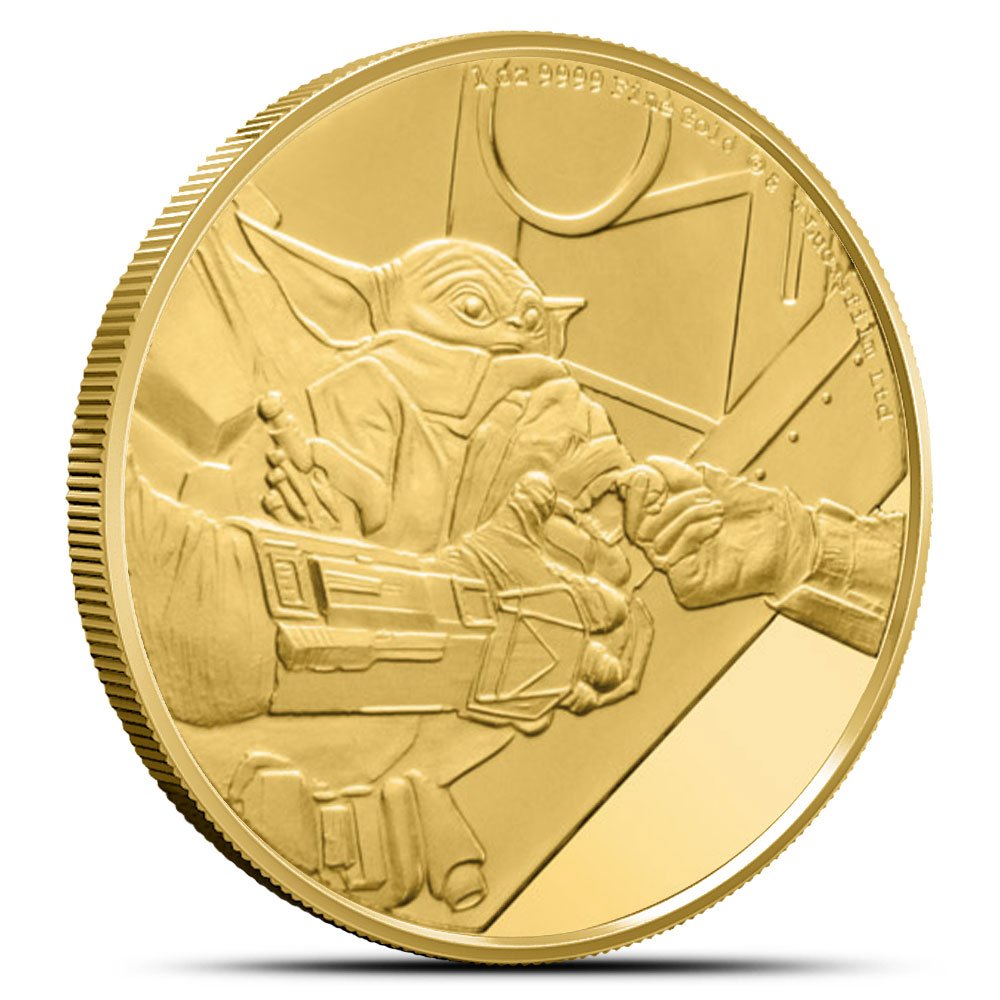 2022 1 oz Proof Niue Gold Mandalorian Grogu