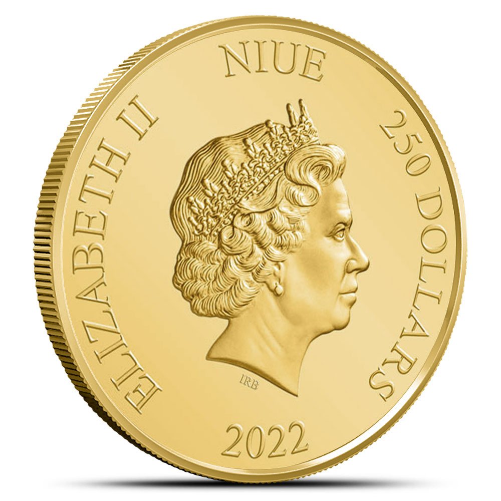 2022 1 oz Proof Niue Gold Mandalorian Grogu Coin - Image 5