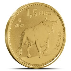 2022 1 oz Reverse Proof Royal Spanish Mint Toro Gold Coin