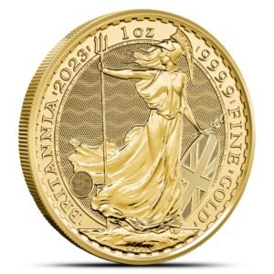Buy 2023 1 oz British Gold Britannia Coin (BU, King Charles Obverse)