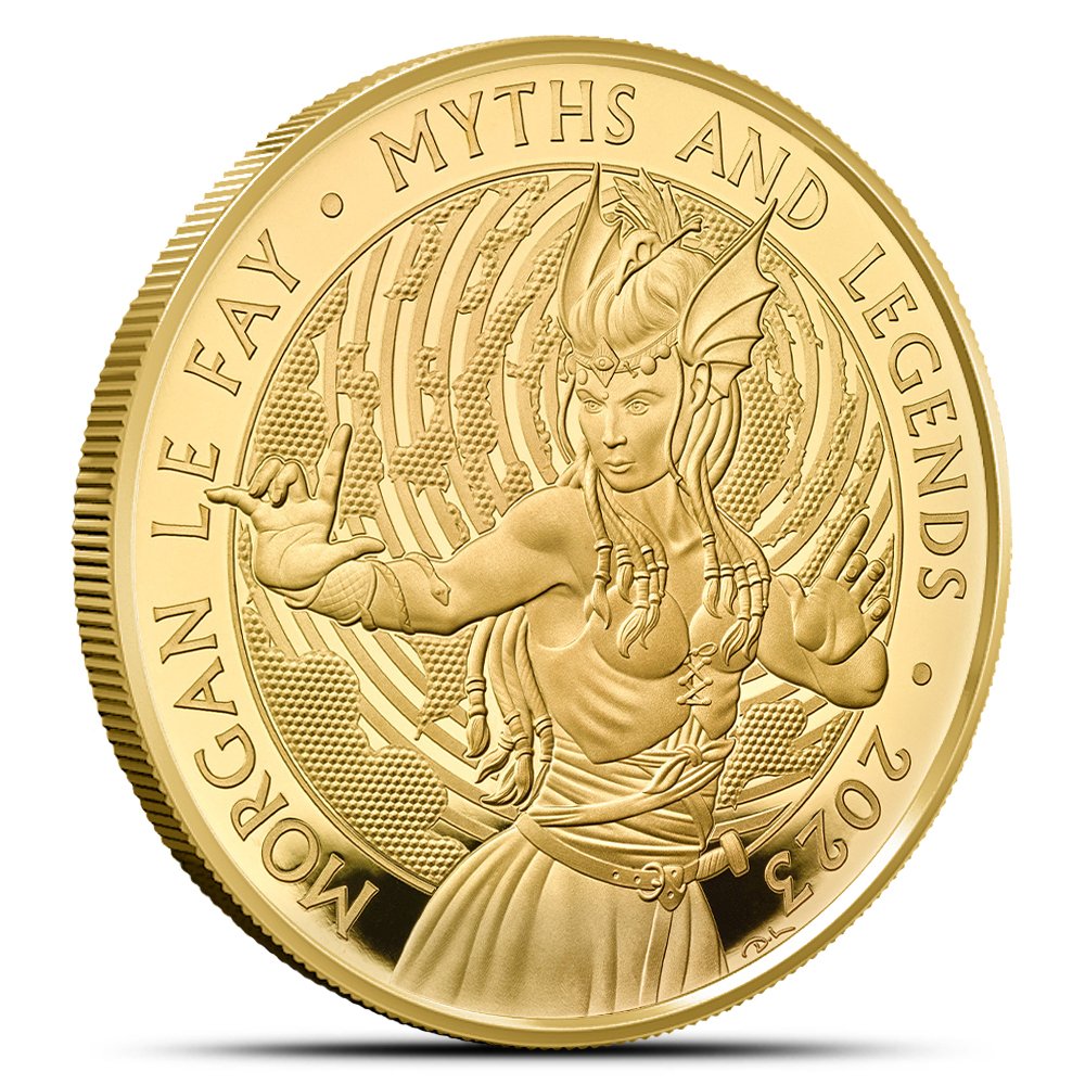 2023 1 oz Proof British Gold Morgan Le Fay
