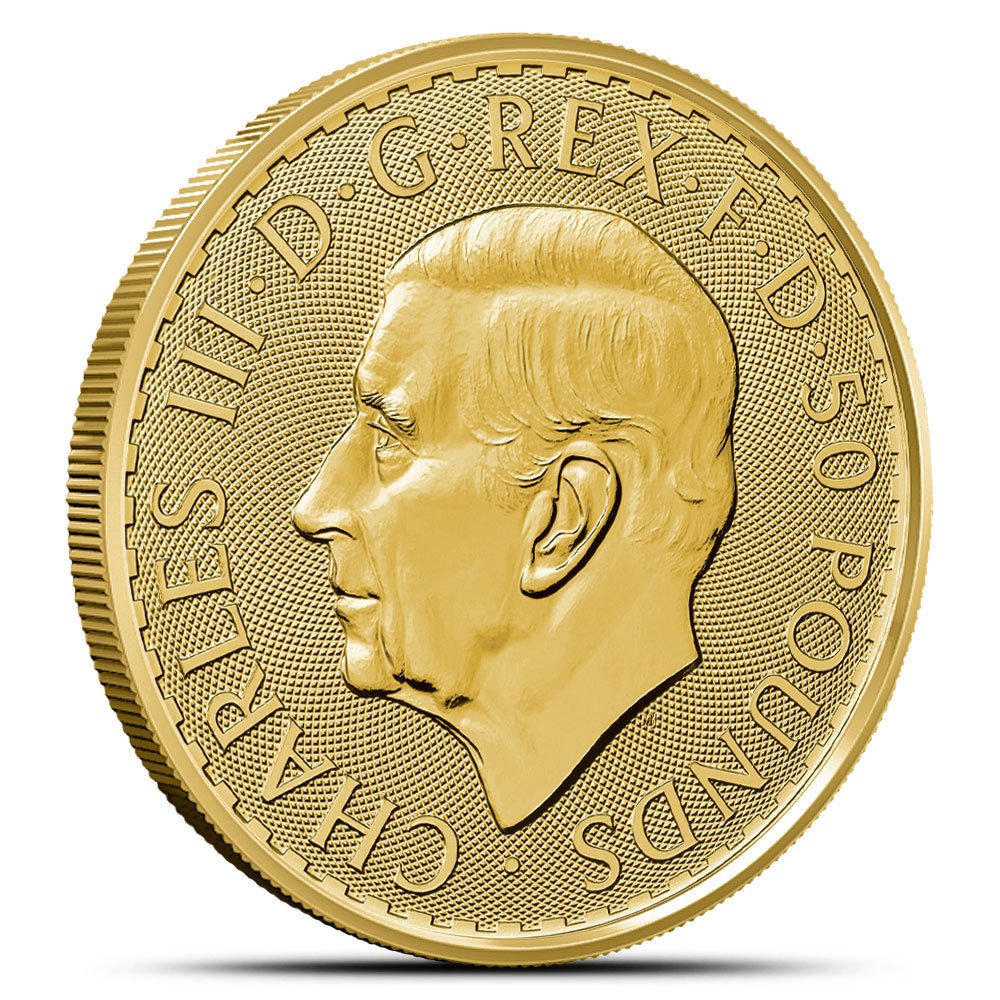 Buy 2023 1/2 oz British Gold Britannia Coin (BU, King Charles Obverse) - Image 2