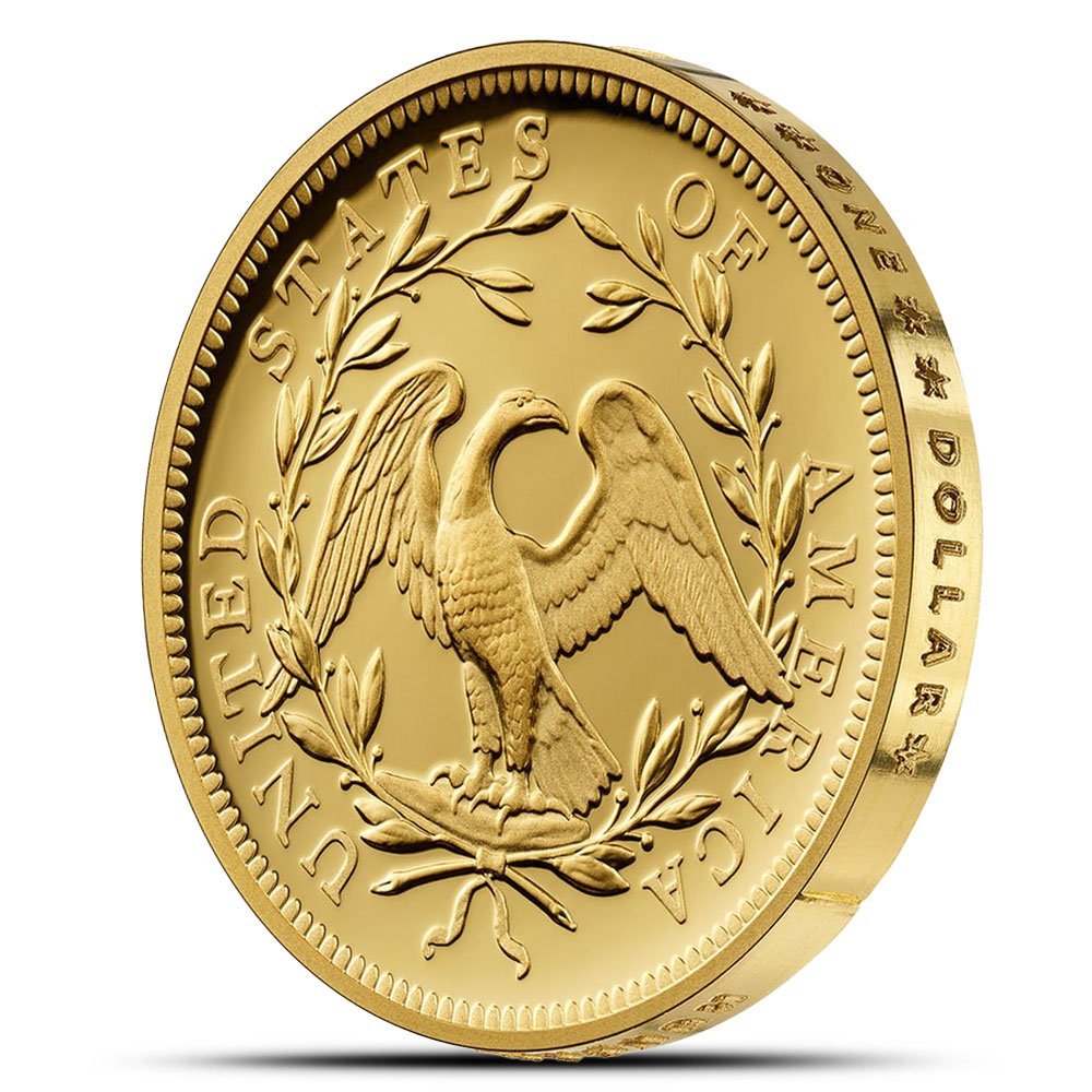 2024 1 oz Proof American Gold 230th Anniversary Flowing Hair Coin (High Relief, Box + CoA) - Image 3