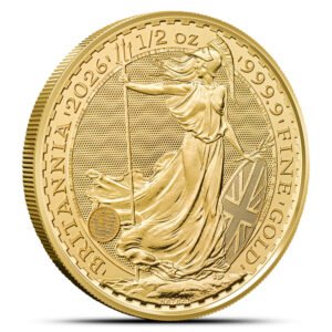 Buy 2026 1/2 oz British Gold Britannia Coin (BU)