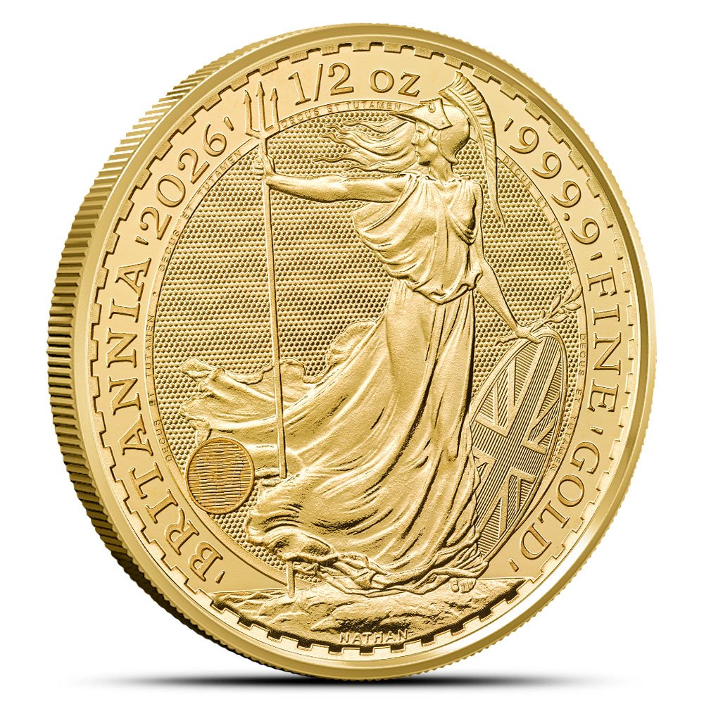 Buy 2026 1/2 oz British Gold Britannia Coin